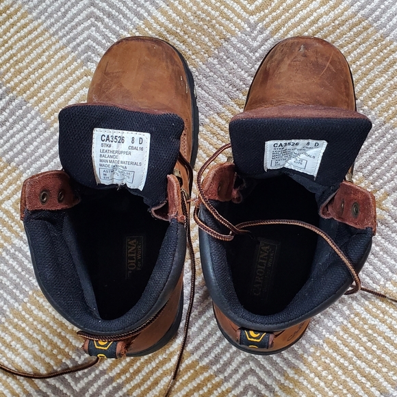 Carolina Men's Steeltoed Workboots Genuine Leather - Picture 3 of 7